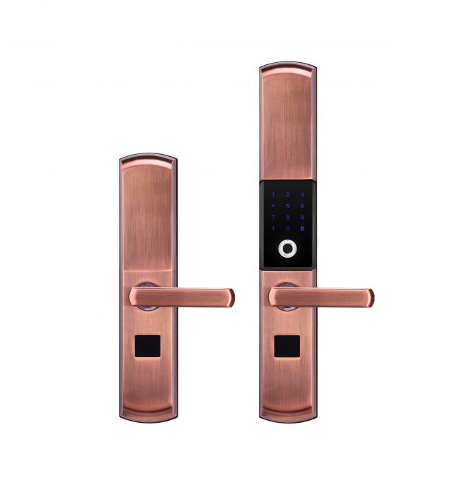 Control biométrico de Bluetooth de la huella dactilar del gabinete de la cerradura al aire libre de la puerta deslizante 1