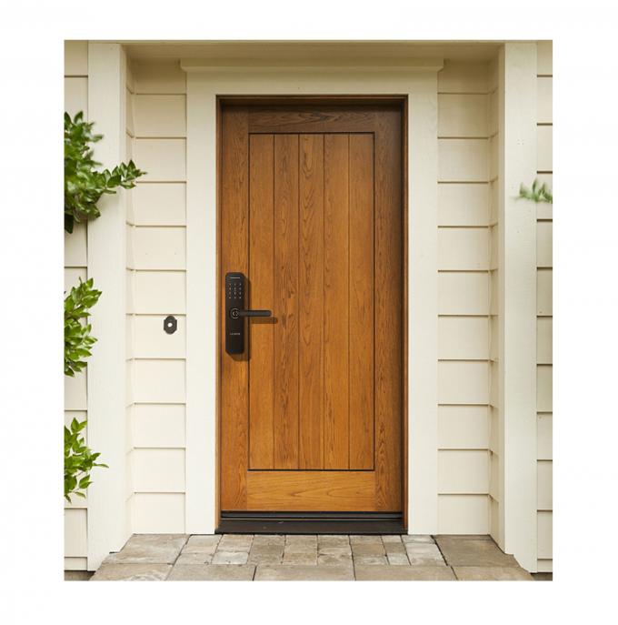 Cerradura de puerta biométrica de la cerradura del OEM de la huella dactilar elegante teledirigida de la seguridad en el hogar 8
