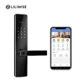 El App elegante de TTLock de la cerradura de puerta del apartamento de Liliwise Airbnb controla la radio WiFi de la huella dactilar