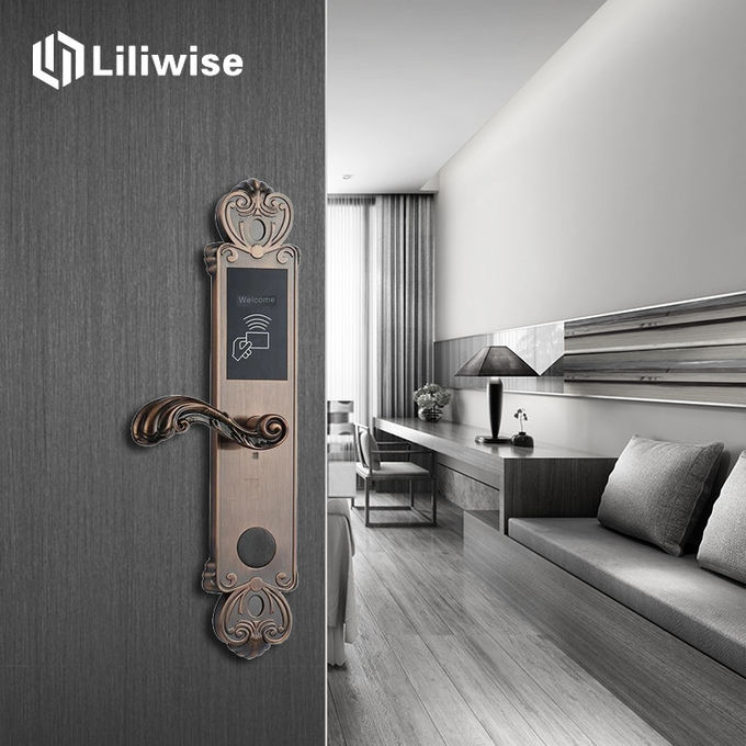 Cerraduras electrónicas durables del hotel, cerraduras de puerta electrónicas de la llave electrónica de la alta seguridad 1
