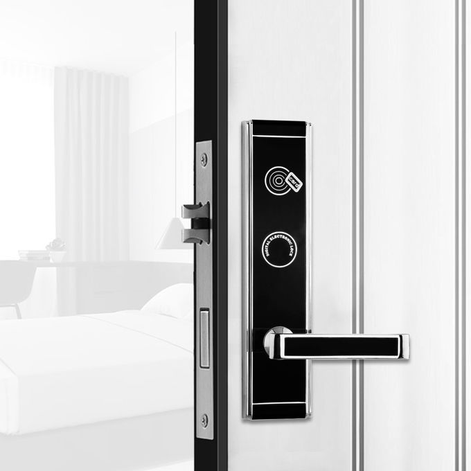 Cerraduras de puerta del hotel de la tarjeta de la aleación del cinc de Elegnat con FCC elegante RoHs LVD del CE del sistema 0