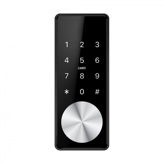 Código electrónico de puerta de las cerraduras de Bluetooth de puerta de la cerradura OLED de la pantalla simple electrónica elegante del resplandor sin la manija 0