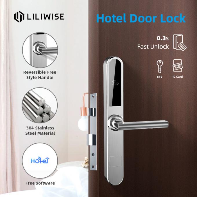 Desbloquee las cerraduras de puerta a prueba de polvo del hotel de la alarma 30m m 0