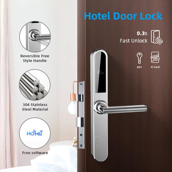 Cerraduras de puerta eléctricas sin llave de la seguridad de la habitación del RFID 30uA 0
