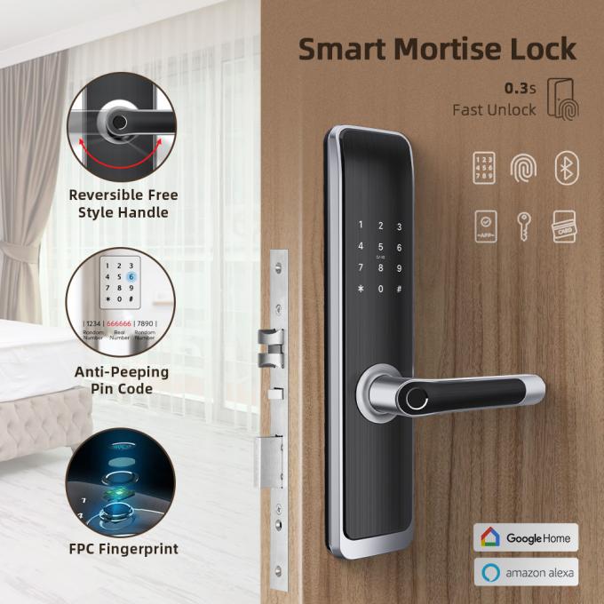 Prenda impermeable electrónica de la cerradura de puerta de la contraseña de la tarjeta de la seguridad MF1 0
