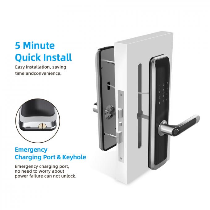 Prenda impermeable electrónica de la cerradura de puerta de la contraseña de la tarjeta de la seguridad MF1 1
