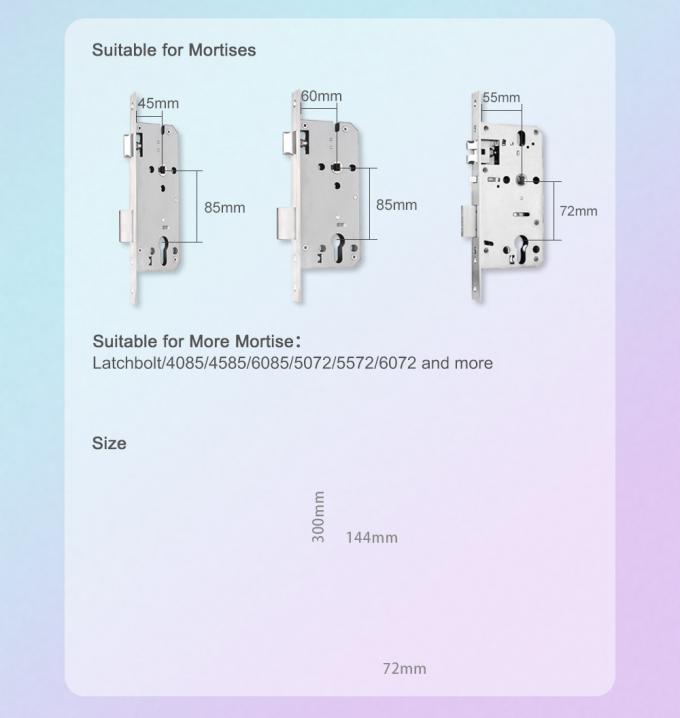 Puerta con cerradura autom&aacute;tica biom&eacute;trica 7