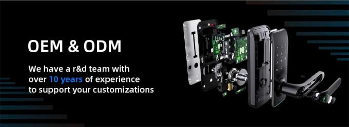 Cerradura de puerta elegante de la huella dactilar 7