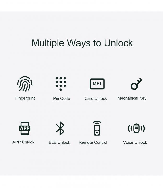 Liliwise Fechadura Digital Tuya Inteligente Cerradura Wifi Seguridad Inal&aacute;mbrica Contrase&ntilde;a Sin llave Cerraduras inteligentes con c&aacute;mara 4