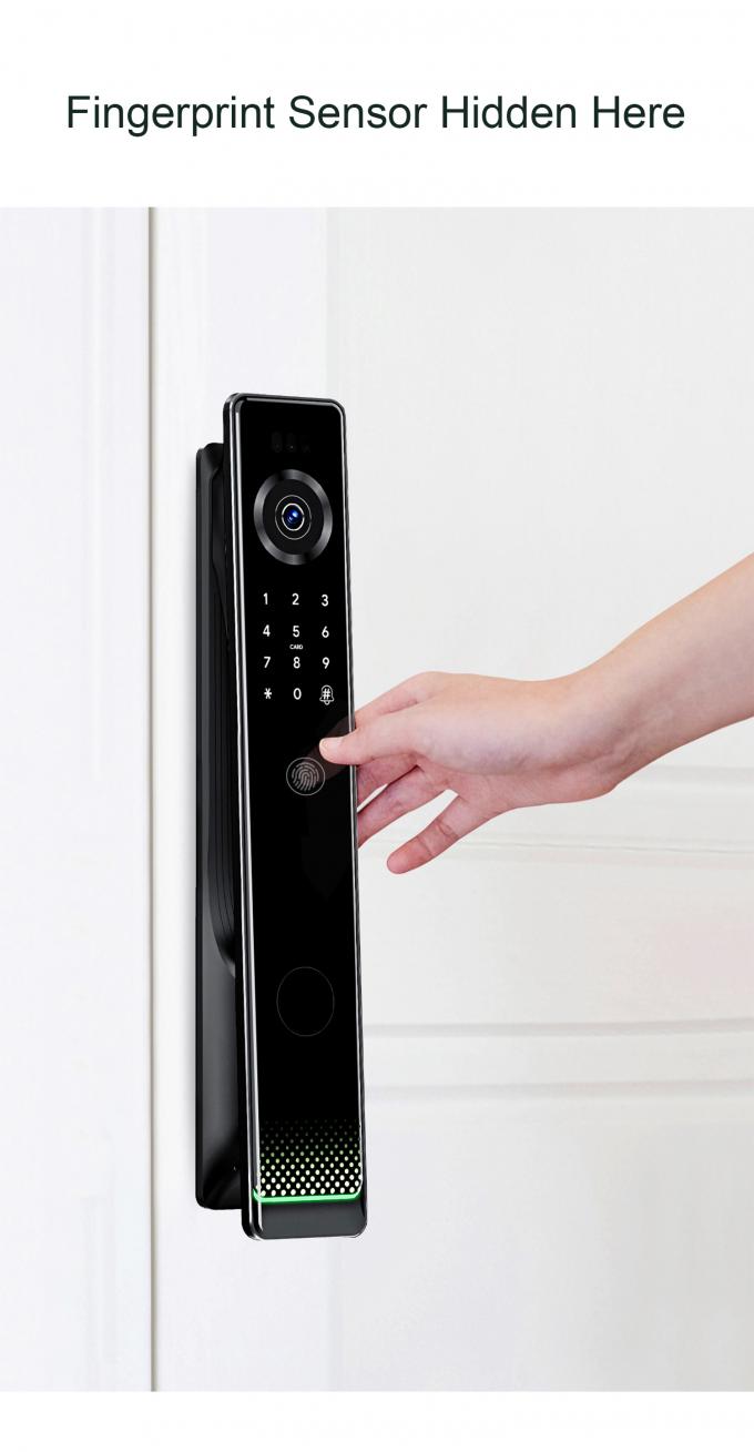 Liliwise Fechadura Digital Tuya Inteligente Cerradura Wifi Seguridad Inal&aacute;mbrica Contrase&ntilde;a Sin llave Cerraduras inteligentes con c&aacute;mara 10