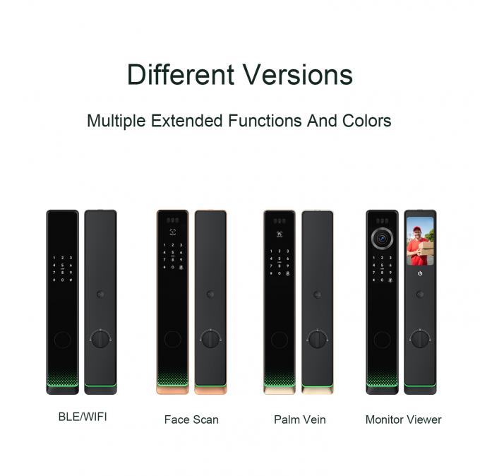 Cerraduras de puertas inteligentes el&eacute;ctricas autom&aacute;ticas Liliwise Impermeables de huellas dactilares exteriores sin llave 6