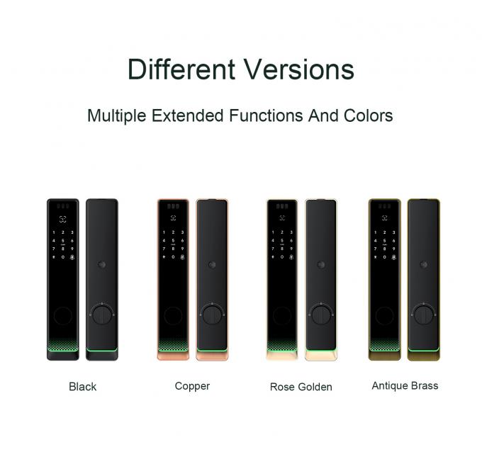 Seguridad Liliwise Tuya Wifi Cerradura Inteligente Cerraduras electr&oacute;nicas inteligentes Huellas dactilares sin llave Blindado digital puerta Smart Lock 8