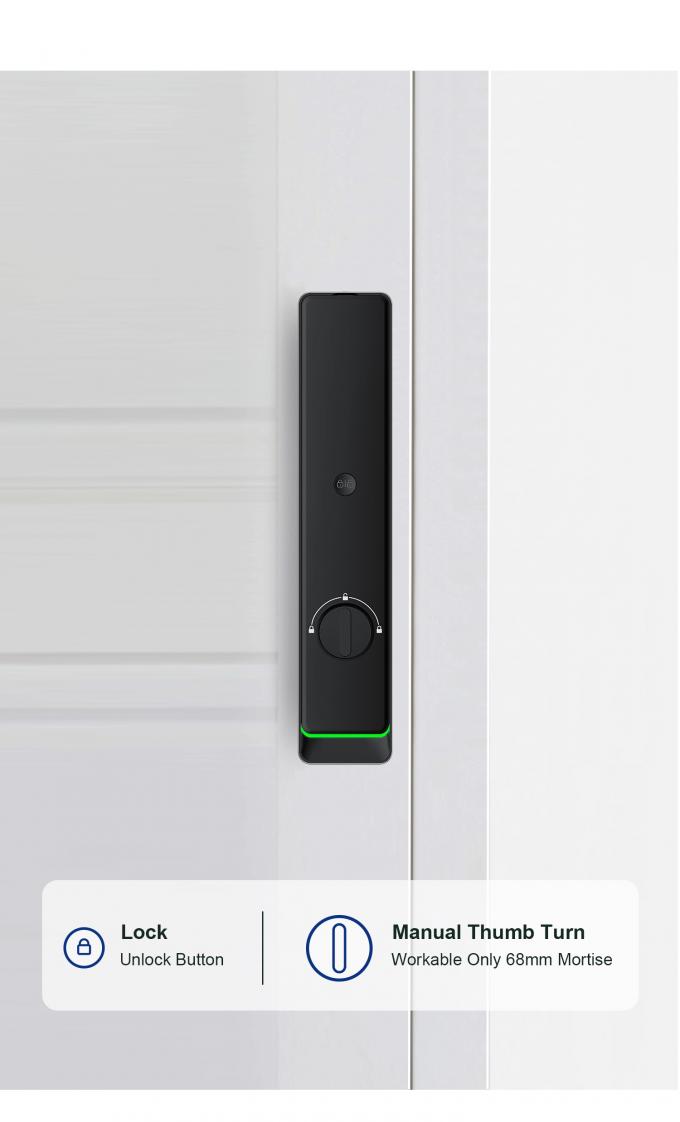 Seguridad Liliwise Tuya Wifi Cerradura Inteligente Cerraduras electr&oacute;nicas inteligentes Huellas dactilares sin llave Blindado digital puerta Smart Lock 14