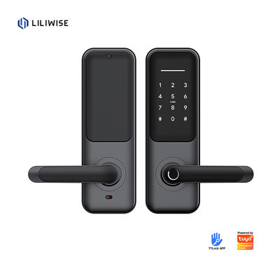 Smart Digital Door Lock with Biometric Fingerprint 35-75mm Door Thickness Multiple Unlock Methods and Cloud Storage