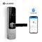Cerradura estándar elegante de la manija de Bluetooth América de la huella dactilar de WiFi de la cerradura de puerta de Bluetooth del europeo