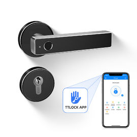 La cerradura de puerta elegante de Bluetooth vía llaves mecánicas del App de Wifi desbloquea para el uso en el hogar