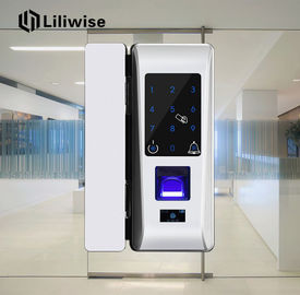 Tarjeta de cristal del código RFID de la contraseña de la pantalla táctil de la cerradura de puerta principal de la huella dactilar de la puerta sin llave