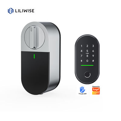 Liliwise OEM ODM Retrofit Cerradura inteligente Cerradura de puerta digital Cerradura de puerta inteligente electrónica motorizada Adapta cilindros de perfil de la UE