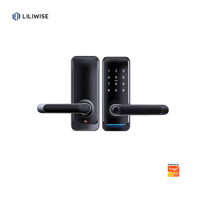 Smart Door Lock with 200 Fingerprint Capacity 6V Battery Powered and 35-75mm Door Thickness Electronic Digital Door Lock