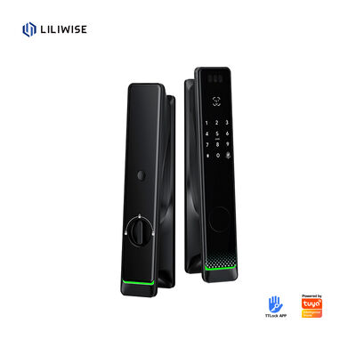 Seguridad Liliwise Tuya Wifi Cerradura Inteligente Cerraduras electrónicas inteligentes Huellas dactilares sin llave Blindado digital puerta Smart Lock