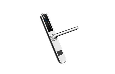 Cerradura de puerta elegante de la exploración del finger de la contraseña de la tarjeta de la moda RFID/cerradura de puerta de cristal de aluminio de oscilación