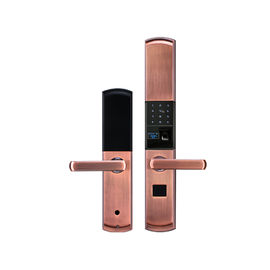 Cerradura automática de la puerta deslizante de la huella dactilar de la pantalla LCD con 3 colores