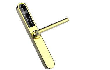 Operación electrónica de la pantalla de puerta de la cerradura del finger de exploración del botón del panel de aluminio durable de Digitaces