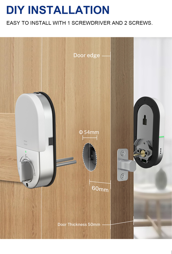 Cerradura de puerta de Inteligente Bluetooth Digital para el hotel de apartamento 3