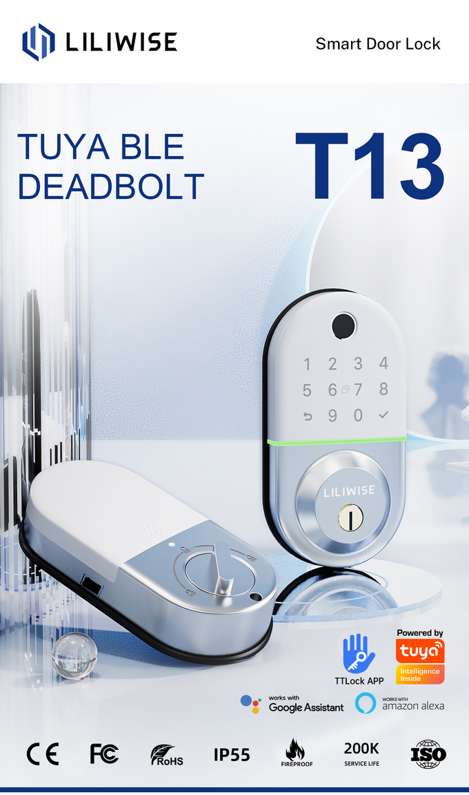 Cerradura de puerta de Inteligente Bluetooth Digital para el hotel de apartamento 0