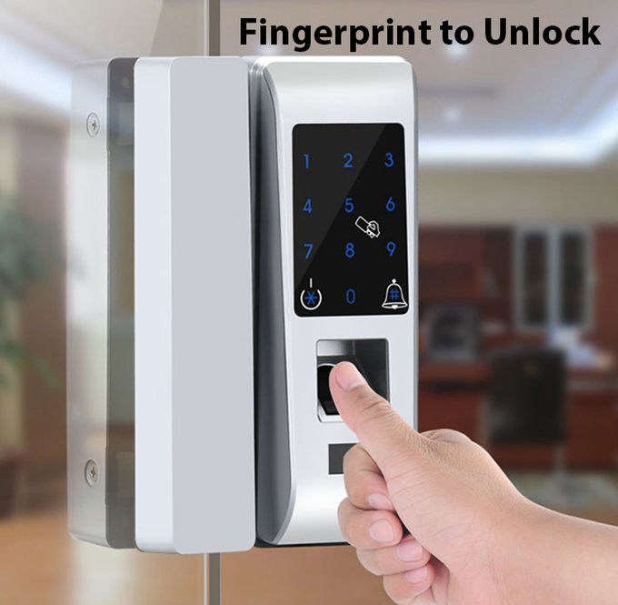 Cerradura de puerta biométrica de encargo de entrada, cerradura biométrica elegante de la huella dactilar de la contraseña 1