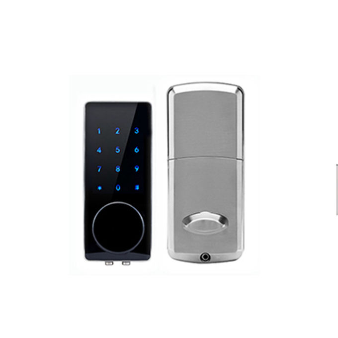 Cerradura negra elegante Digital automática Bluetooth electrónico de la aleación del cinc teledirigido 0